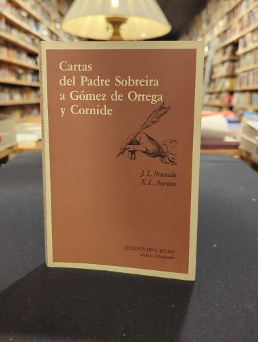 Portada do libro de Cartas del Padre Sobreira a Gómez de Ortega y Cornide