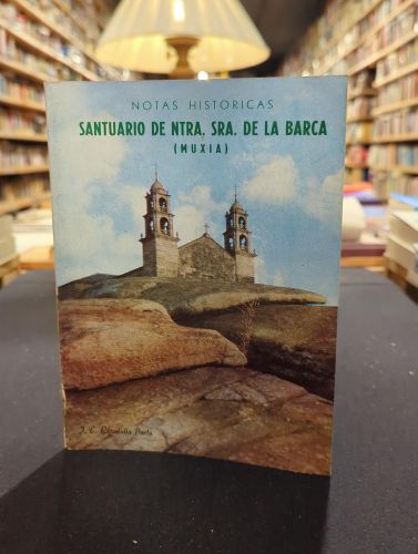 Portada do libro de Notas históricas de Ntra. Sra. de la Barca (Muxía)