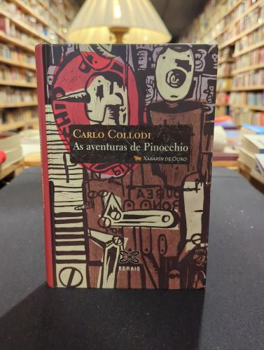 Portada del libro de As aventuras de Pinocchio (ilustrado)