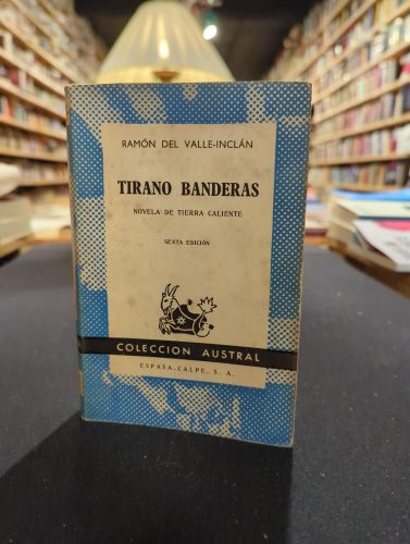 Portada do libro de Tirano Banderas