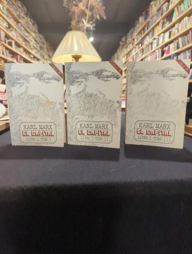 Portada del libro de El Capital Libro I (3 tomos)