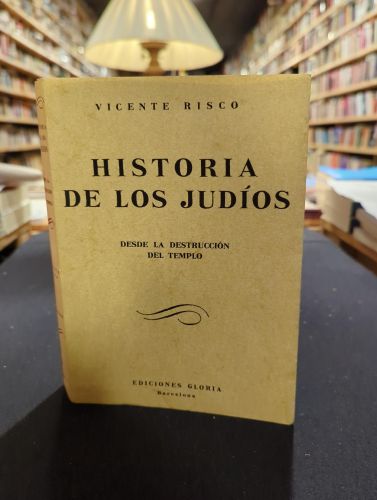 Portada del libro de Historia de los judíos