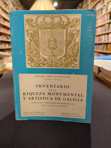 Portada del libro de Inventario de la Riqueza Monumental y Artística de Galicia