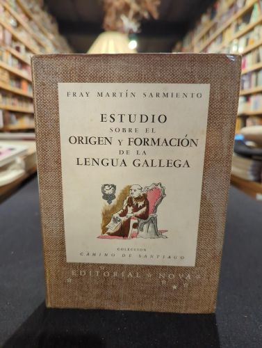 Portada do libro de Estudio sobre el origen y formación de la lengua gallega