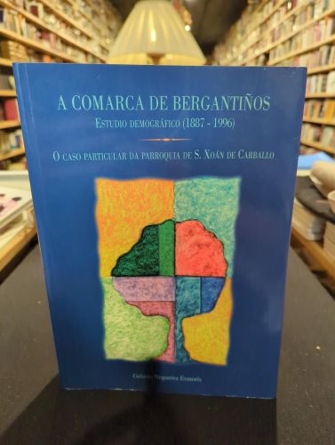 Portada del libro de A Comarca de Bergantiños. Estudio demográfico (1887-1996)
