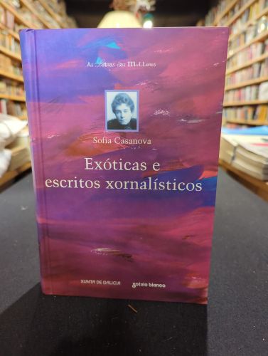 Portada do libro de Exóticas e escritos xornalísticos