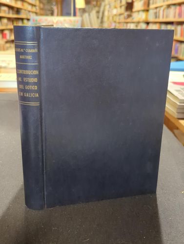 Portada do libro de Contribución al estudio del gótico en Galicia