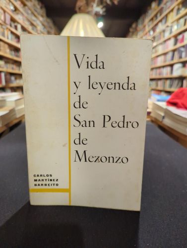 Portada do libro de Vida y leyenda de San Pedro de Mezonzo
