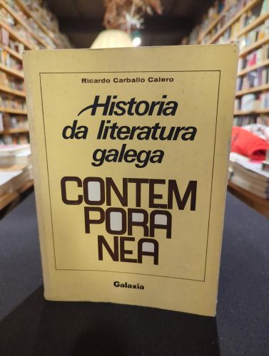 Portada do libro de Historia da literatura galega contemporánea