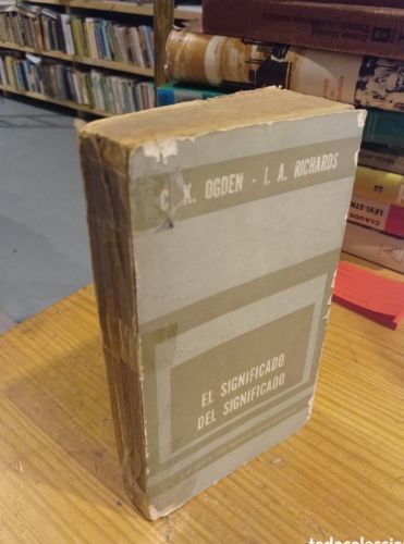 Portada del libro de Ogden, el Significado del significado
