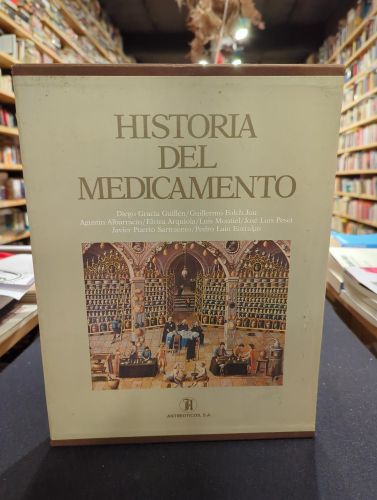 Portada do libro de Historia del medicamento