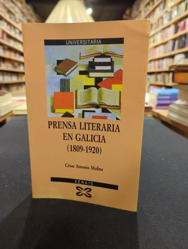 Portada do libro de Prensa literaria en Galicia (1809-1920)
