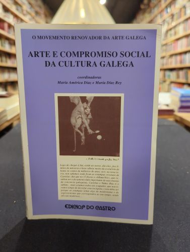 Portada do libro de Arte e compromiso social da cultura galega