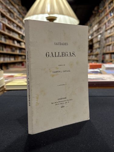 Portada del libro de Saudades gallegas