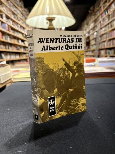 Portada del libro de Aventuras de Alberte Quiñoi