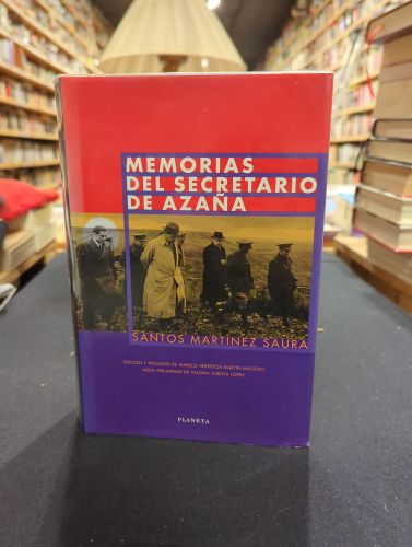 Portada do libro de Memorias del secretario de Azaña