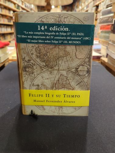 Portada do libro de Felipe II y su tiempo