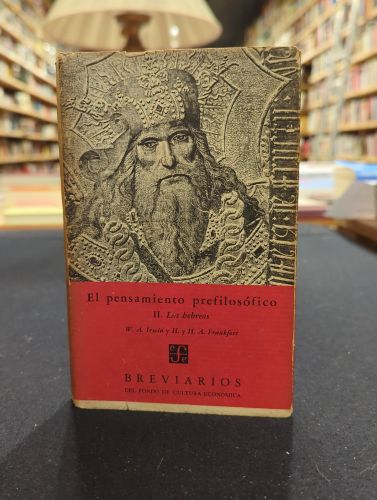 Portada do libro de El pensamiento prefilosófico II. Los hebreos