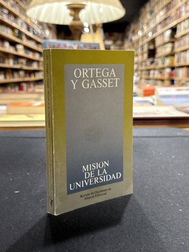 Portada do libro de Misión de la universidad