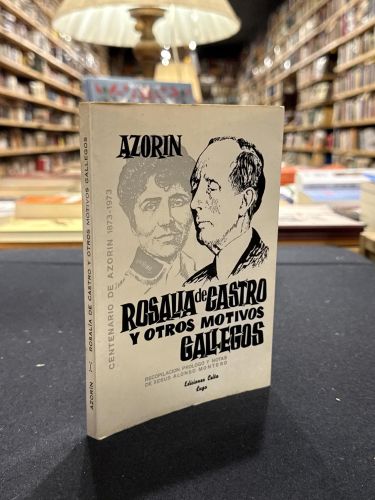 Portada do libro de Rosalía de Castro y otros motivos gallegos