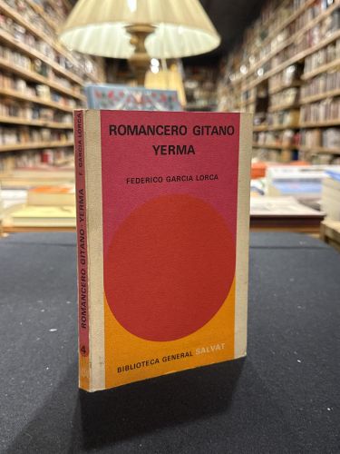 Portada do libro de Romancero gitano. Yerma