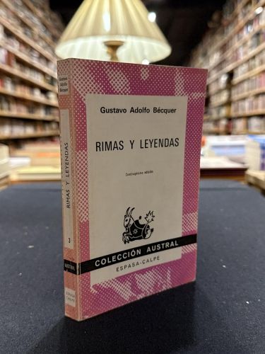 Portada do libro de Rimas y leyendas