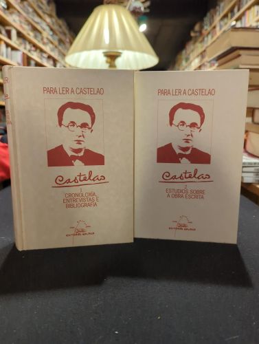 Portada do libro de Para ler a Castelao (2 tomos)