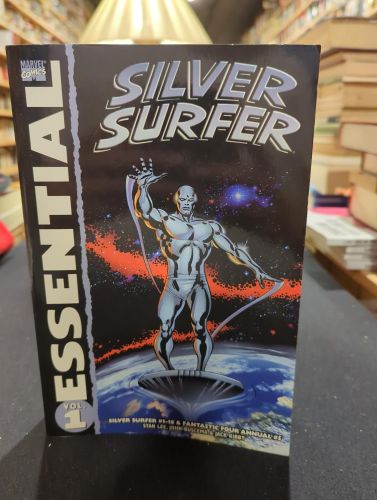 Portada do libro de Essential Silver Surfer Volume 1 TPB (english)