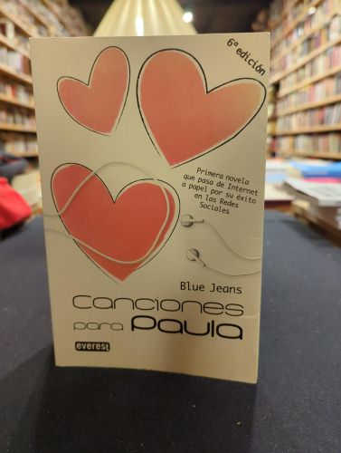 Portada do libro de Canciones para Paula