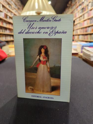 Portada del libro de Usos amorosos del dieciocho en España