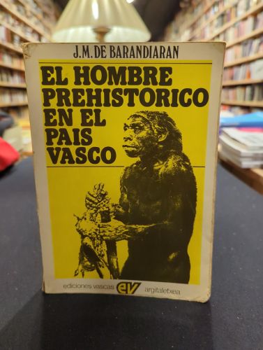 Portada del libro de El hombre prehistórico en el Pais Vasco