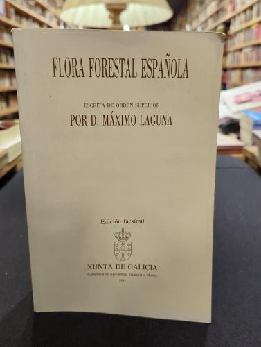 Portada do libro de Flora Forestal Española (facsímile)
