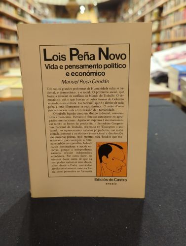 Portada do libro de Lois Peña Novo, vida e pensamento político e económico