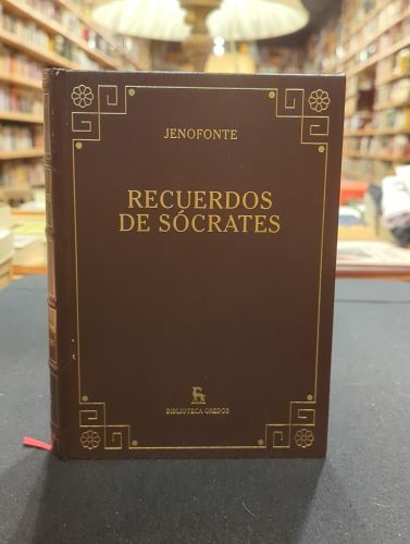 Portada del libro de Recuerdos de Sócrates