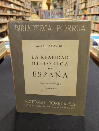 Portada do libro de La realidad histórica de España