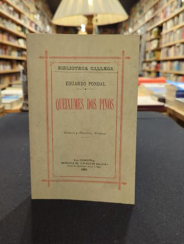 Portada do libro de Queixume dos pinos (edición facsimilar)
