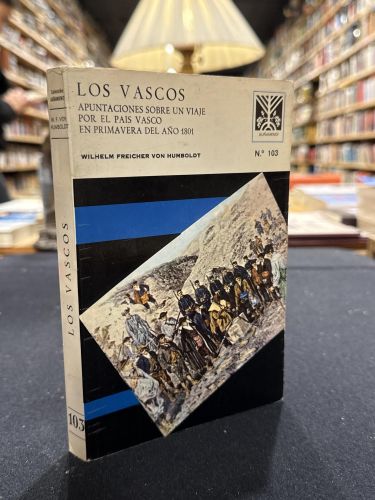 Portada del libro de Los vascos. Apuntaciones sobre un viaje por el Pais Vasco en primavera del año 1801