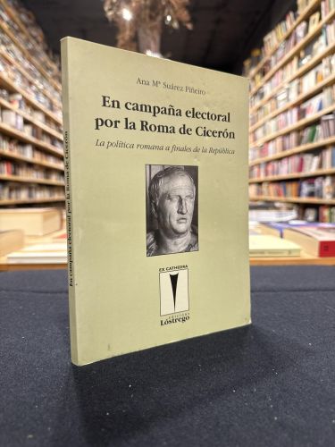Portada do libro de En campaña electoral por la Roma de Cicerón