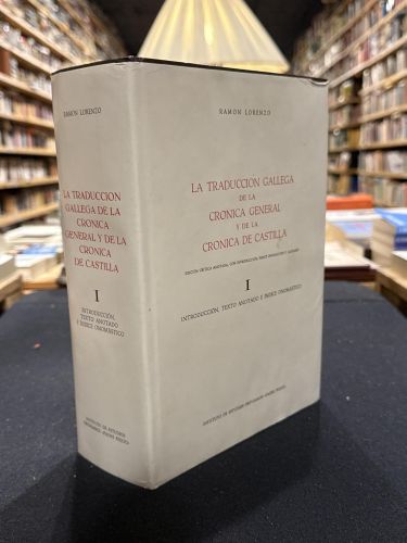 Portada del libro de La traducción gallega de la crónica general y de la crónica de Castilla