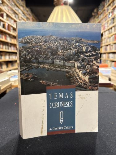 Portada del libro de Temas coruñeses 