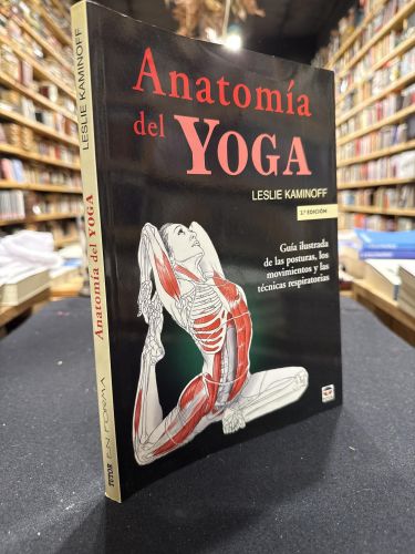 Portada do libro de Anatomía del yoga