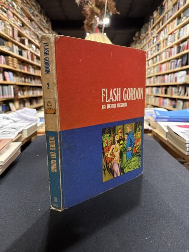 Portada do libro de Flash Gordon. La reina Desira