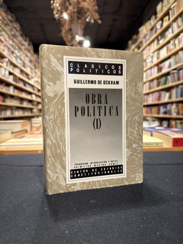 Portada do libro de Obra política I