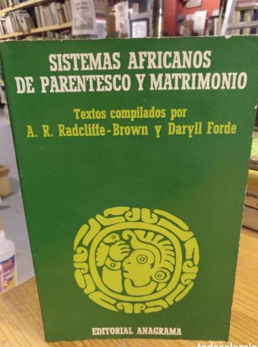 Portada do libro de Radcliffe-Brown, Sistemas africanos de parentesco y matrimonio