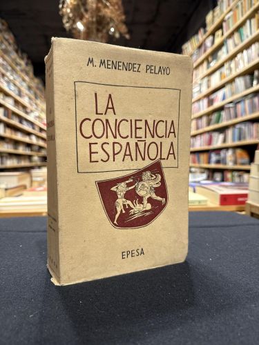 Portada do libro de La conciencia española