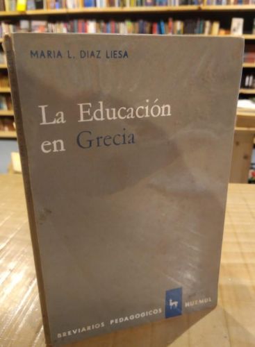 Portada do libro de LA EDUCACIÓN EN GRECIA. DIAZ LIESA
