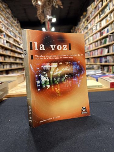 Portada del libro de La voz. Técnica vocal para la rehabilitación