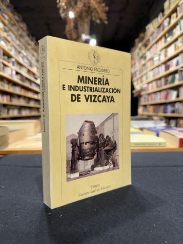 Portada do libro de Minería e industrialización de Vizcaya