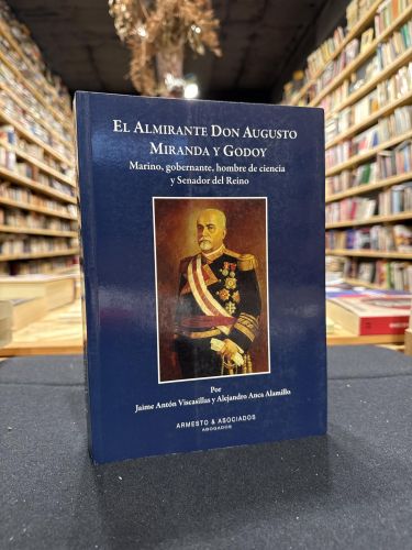 Portada do libro de El almirante don Augusto Miranda y Godoy