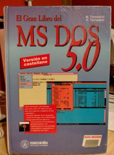 Portada do libro de Tornsdorf MS DOS 5.0